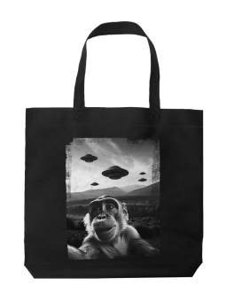 Torba Małpa z UFO - HiPanda! Śmieszne prezenty z Nadrukami ?