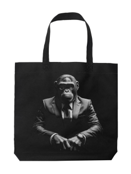 Torba Realistyczna Małpa w Garniturze - HiPanda! Śmieszne prezenty z Nadrukami ?