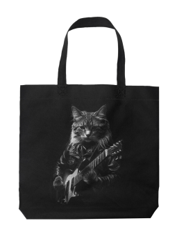 Torba Kot z Gitarą Elektryczną - HiPanda! Śmieszne prezenty z Nadrukami ?