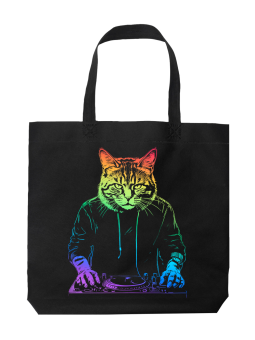 Torba Kot DJ - HiPanda! Śmieszne prezenty z Nadrukami ?