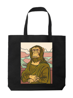 Torba Mona Lisa Szympans - HiPanda! Śmieszne prezenty z Nadrukami ?