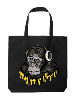 Torba Zamyślony Szympans - HiPanda! Śmieszne prezenty z Nadrukami ?