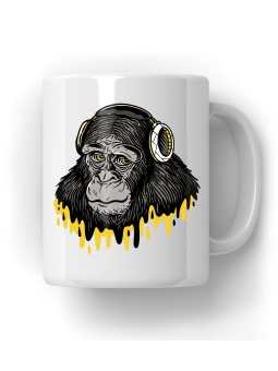 Kubek Zamyślony Goryl - HiPanda! Śmieszne Prezenty z Nadrukami ?