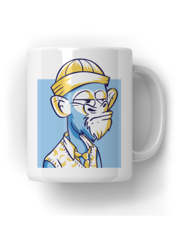 Kubek Małpa w Czapce - HiPanda! Śmieszne Prezenty z Nadrukami ?