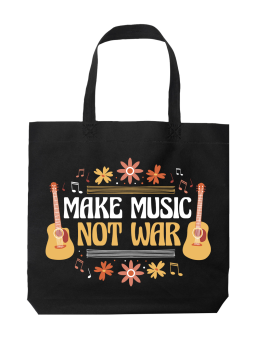 Torba Make Music Not War - HiPanda! Śmieszne prezenty z Nadrukami ?