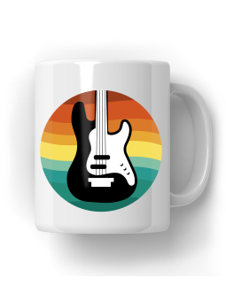 Kubek Gitara Basowa Tęcza - HiPanda! Śmieszne Prezenty z Nadrukami ?