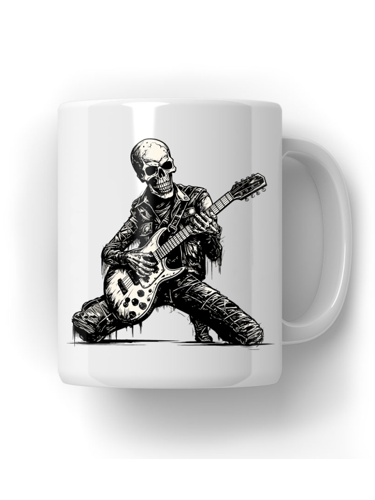 Kubek Szkielet z Gitarą - HiPanda! Śmieszne Prezenty z Nadrukami ?