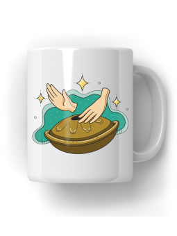 Kubek Misa Handpan Instrument - HiPanda! Śmieszne Prezenty z Nadrukami ?