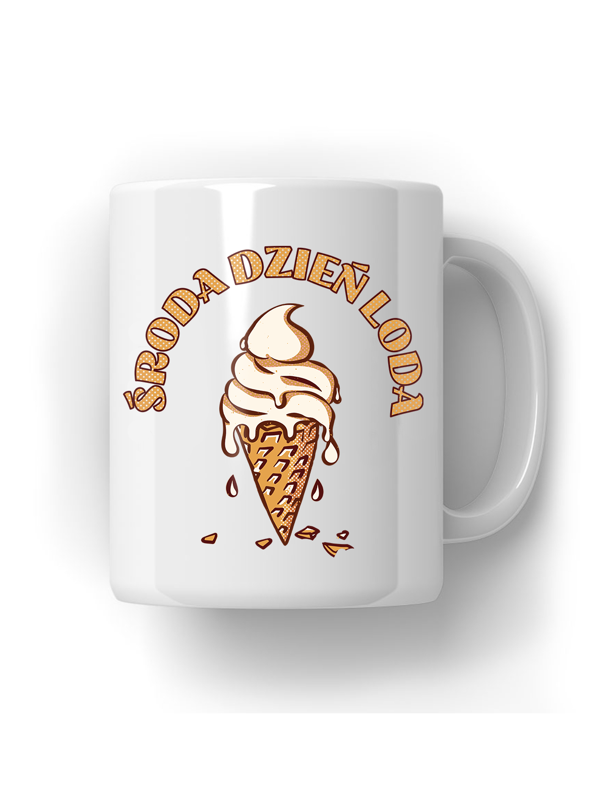 Kubek Środa Dzień Loda - HiPanda! Śmieszne Prezenty z Nadrukami ?