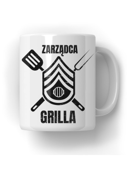 Kubek Zarządca Grilla - HiPanda! Śmieszne Prezenty z Nadrukami ?