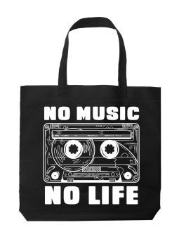 Torba No Music No Life - HiPanda! Śmieszne prezenty z Nadrukami ?