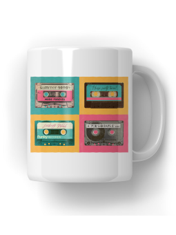 Kubek Retro Kasety - HiPanda! Śmieszne Prezenty z Nadrukami ?