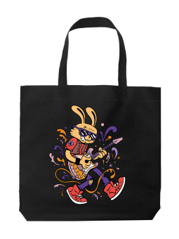 Torba Zając z Gitarą - HiPanda! Śmieszne prezenty z Nadrukami ?