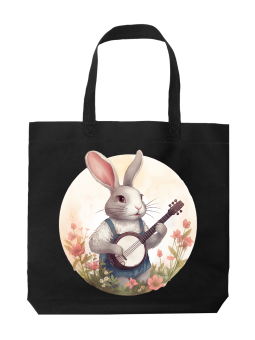 Torba Zając z Mandoliną - HiPanda! Śmieszne prezenty z Nadrukami ?