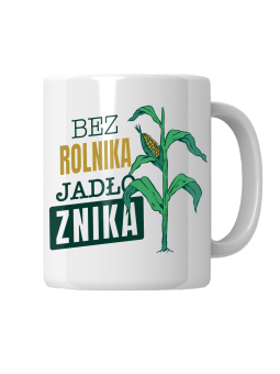 Kubek Bez Rolnika Jadło Znika - HiPanda! Śmieszne Prezenty z Nadrukami ?