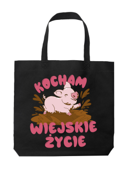 Torba Kocham Wiejskie Życie - HiPanda! Śmieszne prezenty z Nadrukami ?