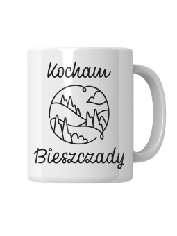 Kubek Kocham Bieszczady - HiPanda! Śmieszne Prezenty z Nadrukami ?