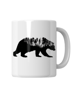 Kubek Niedźwiedź Las - HiPanda! Śmieszne Prezenty z Nadrukami ?