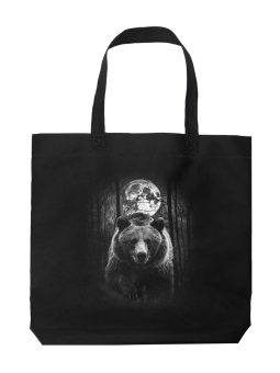 Torba Niedźwiedź i Księżyc - HiPanda! Śmieszne prezenty z Nadrukami ?