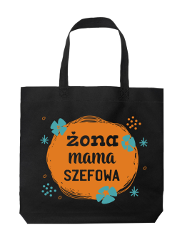 Torba Żona Mama Szefowa - HiPanda! Śmieszne prezenty z Nadrukami ?