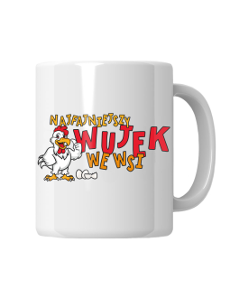 Kubek Najfajniejszy Wujek We Wsi - HiPanda! Śmieszne Prezenty z Nadrukami ?