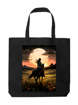 Torba Zachód Słońca Na Koniu - HiPanda! Śmieszne prezenty z Nadrukami ?