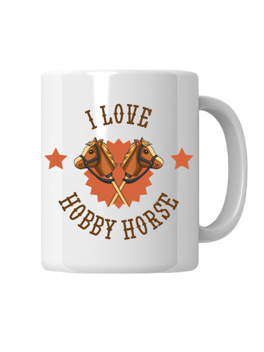Kubek I Love Hobby Horse - HiPanda! Śmieszne Prezenty z Nadrukami ?