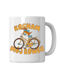 Kubek Kocham Mój Rower - HiPanda! Śmieszne Prezenty z Nadrukami ?