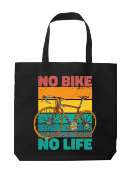 Torba No Bike No Life - HiPanda! Śmieszne prezenty z Nadrukami ?