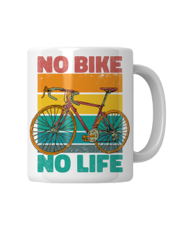 Kubek No Bike No Life - HiPanda! Śmieszne Prezenty z Nadrukami ?