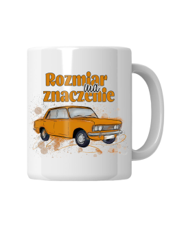 Kubek Fiat Rozmiar Ma Znaczenie - HiPanda! Śmieszne Prezenty z Nadrukami ?