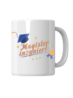 Kubek Magister Inżynier - HiPanda! Śmieszne Prezenty z Nadrukami ?