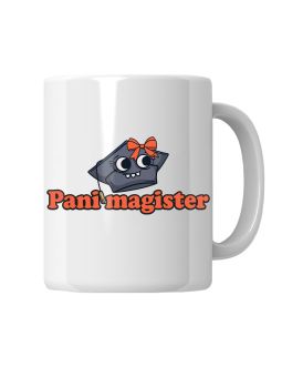 Kubek Pani Magister Czapka - HiPanda! Śmieszne Prezenty z Nadrukami ?