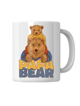 Kubek Papa Bear - HiPanda! Śmieszne Prezenty z Nadrukami ?