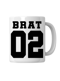 Kubek Brat 02 - HiPanda! Śmieszne Prezenty z Nadrukami ?