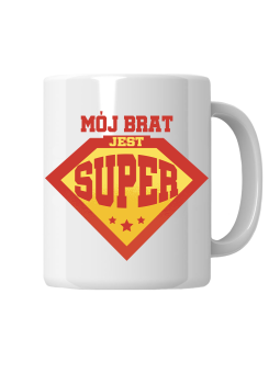 Kubek Mój Brat Jest Super - HiPanda! Śmieszne Prezenty z Nadrukami ?