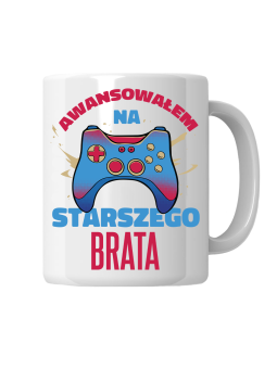 Kubek Awansowałem Na Starszego Brata - HiPanda! Śmieszne Prezenty z Nadrukami ?