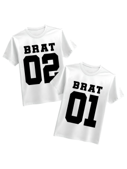 Zestaw Brat 01 i Brat 02 Białe - HiPanda.pl