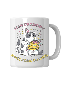 Kubek Kot Mam Urodziny - HiPanda! Śmieszne Prezenty z Nadrukami ?