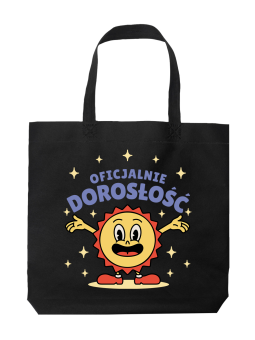 Torba Oficjalnie Dorosłość - HiPanda! Śmieszne prezenty z Nadrukami ?