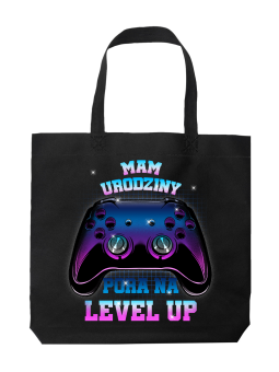 Torba Pora Na Level Up - HiPanda! Śmieszne prezenty z Nadrukami ?