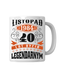 Kubek Lata Bycia Legendarnym [WPISZ ROK] - HiPanda! Śmieszne Prezenty z Nadrukami ?