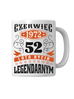 Kubek Lata Bycia Legendarnym [WPISZ ROK] - HiPanda! Śmieszne Prezenty z Nadrukami ?