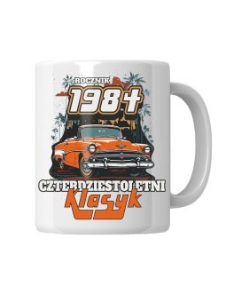 Kubek Rocznik [WPISZ ROCZNIK] Klasyk Auto - HiPanda! Śmieszne Prezenty z Nadrukami ?