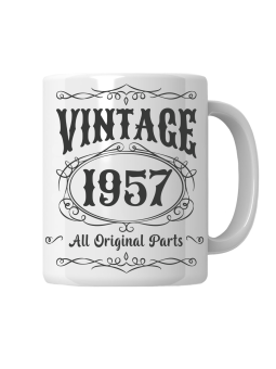 Kubek Vintage Original Parts [WYBIERZ ROCZNIK] - HiPanda! Śmieszne Prezenty z Nadrukami ?