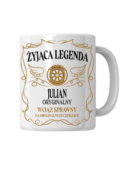 Kubek Żyjąca Legenda [WYBIERZ IMIĘ] - HiPanda! Śmieszne Prezenty z Nadrukami ?