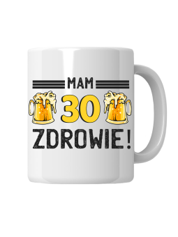 Kubek Mam [WYBIERZ WIEK] Lat Zdrowie - HiPanda! Śmieszne Prezenty z Nadrukami ?