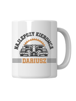 Kubek  Najlepszy Kierowca [WYBIERZ IMIĘ] - HiPanda! Śmieszne Prezenty z Nadrukami ?