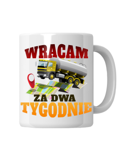 Kubek Wracam Za Dwa Tygodnie - HiPanda! Śmieszne Prezenty z Nadrukami ?