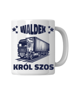 Kubek Król Szos [WYBIERZ IMIĘ] - HiPanda! Śmieszne Prezenty z Nadrukami ?